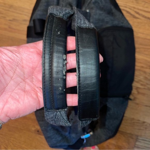 Lululemon city sweat Gray and Black Duffel Bags with Minimalist Design - Picture 3 of 6